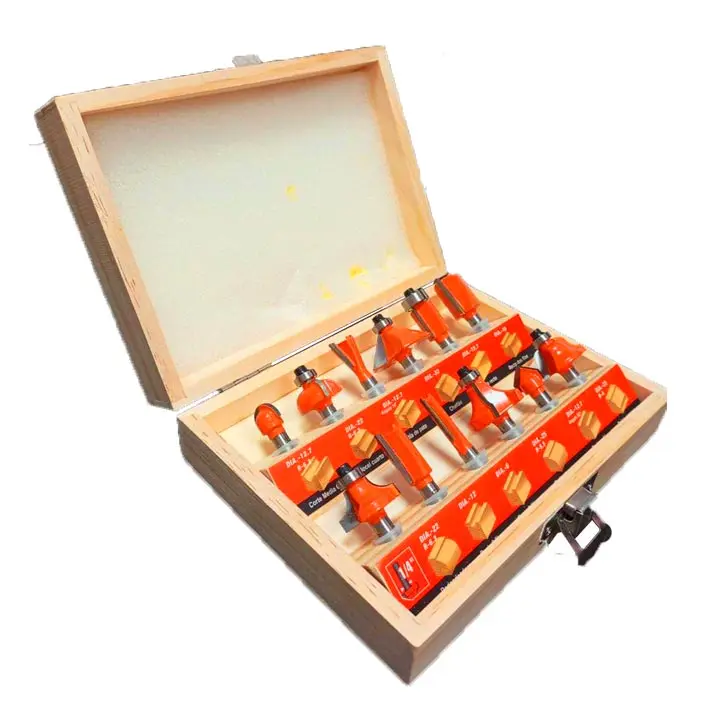 BROCA PARA ROUTER 1/4¨ DE 12PCS MARCA: CORONA MOD: JRC012 (20PCS/CTN)