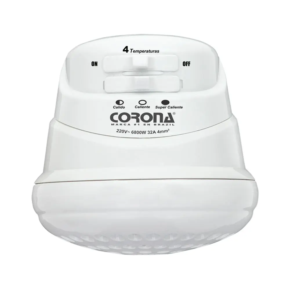 DUCHA ELECTRICA DE 4 TEMPERATURAS MARCA: CORONA MOD: DEC4T