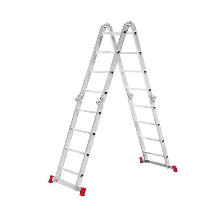 ESCALERA DE ALUMINIO ARTICULADA TIPO: 13 EN 1 MARCA: BTF MOD: ESC0293, 4X4 PELDAÑOS