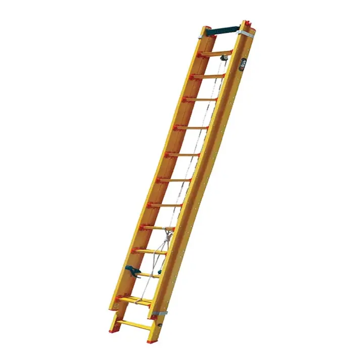 ESCALERA DE FIBRA EXTENSIBLE, TIPO: MANUAL, INF ADIC.: 19DG+(4)-6.65M MARCA: BTF MOD: EFP9919