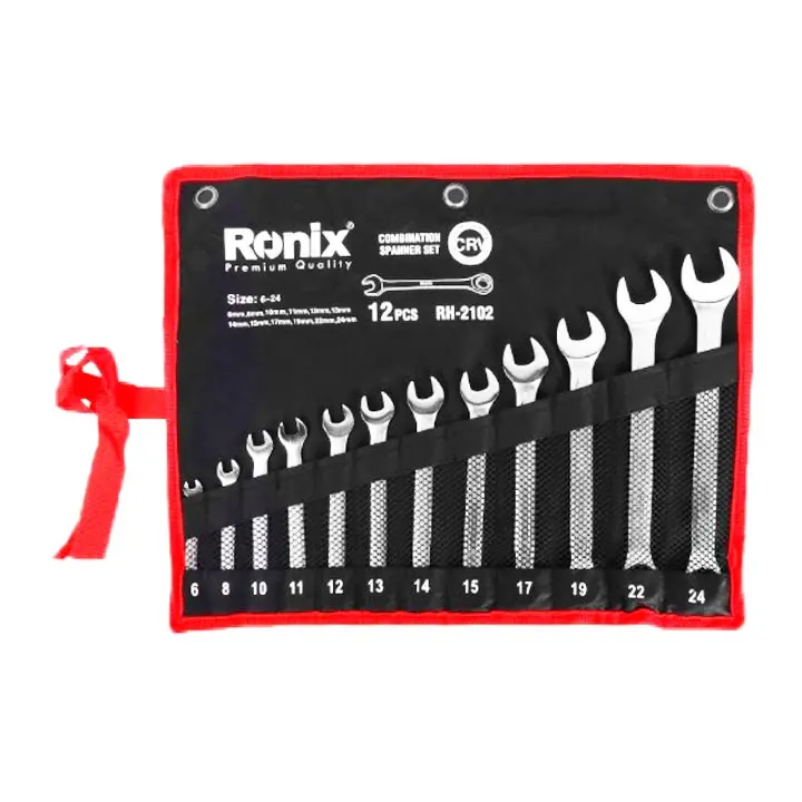JUEGO DE LLAVES COMBINADA RONIX MOD RH2102, 12PCS 10PZ/1CJ