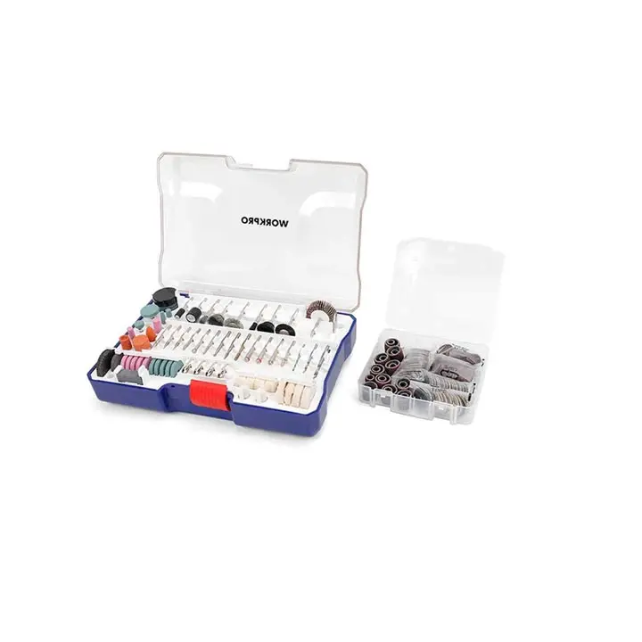 KIT DE ACCESORIOS PARA HERRAMIENTAS ROTATIVAS 295PCS MARCA: WORKPRO MOD: W124054 8PCS/1CJ