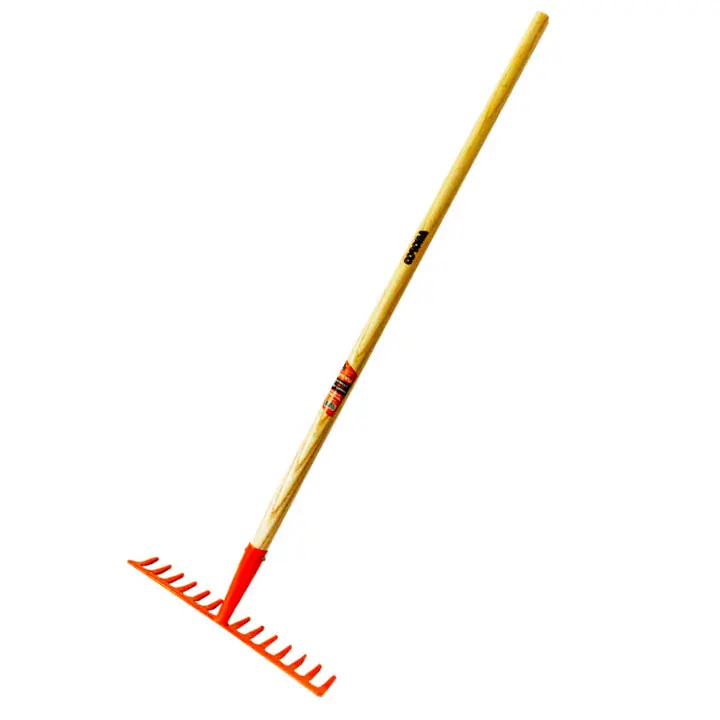 RASTRILLO DE ACERO CABO LARGO, MOD: RAC14L MARCA: CORONA (12PCS/1SACO)