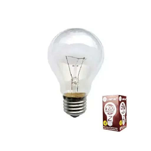 [60W                                     ] BOMBILLA ELECTRICA LAMPTAN 60W (120PC/1CTN)