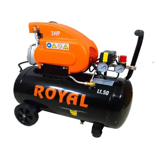 [CR50L                                   ] COMPRESOR DE AIRE 50LT, 3HP MARCA: ROYAL MOD: CR50L (1P/1CTN))
