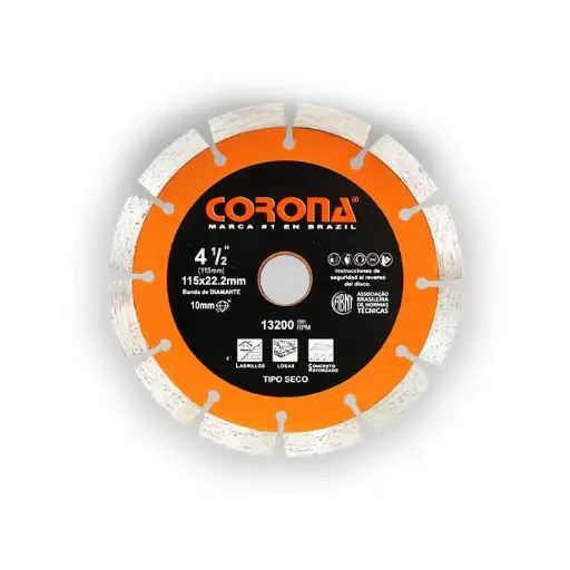 [DC115                                   ] DISCO DIAMANTADO PARA CORTE SEGMENTADO CORONA 4 1/2¨ MOD: DC115 