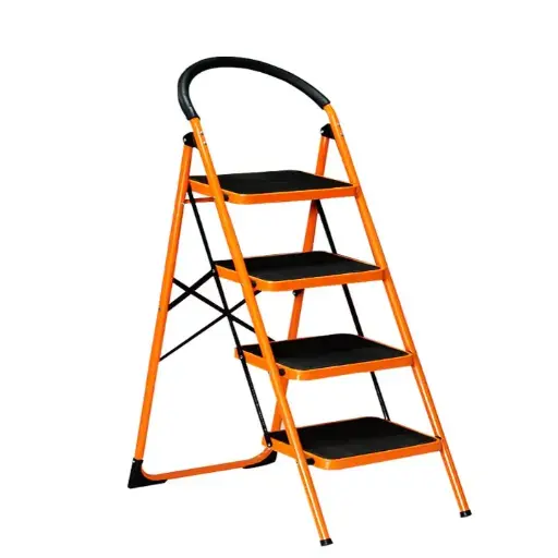 [EC2004                                  ] ESCALERA DE ACERO CORONA MOD: EC2004, 4 PELDAÑOS. 