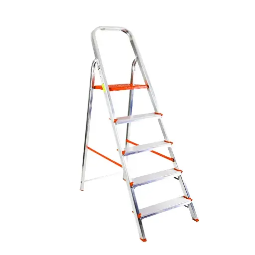 [ESC0064                                 ] ESCALERA DE ALUMINIO MARCA: CORONA MOD: ESC0064, 5 PELDAÑOS
