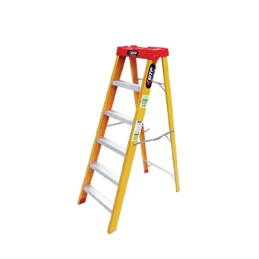[EFP5909E                                ] ESCALERA DE TIJERA DE FIBRA, INF ADIC.: 5 PELDAÑOS,MANUAL MARCA: BTF, MOD: EFP5909E