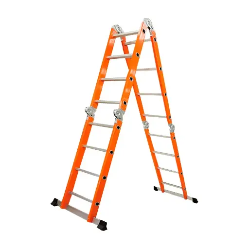 [EM2016                                  ] ESCALERA MULTIUSO DE ALUMINIO, MARCA: CORONA MOD: EM2016 DE 16 PELDAÑOS 