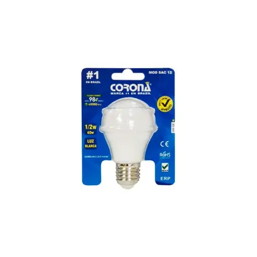 [SAC12BLT                                ] FOCO LED CORONA MOD SAC12 BLISTER 80PCS CAJA