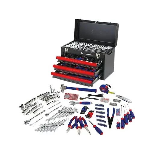 [W009044                                 ] JUEGO DE HERRAMIENTAS 408PCS, CON MALETIN MARCA: WORKPRO MOD: W009044 1PCS/1CJ