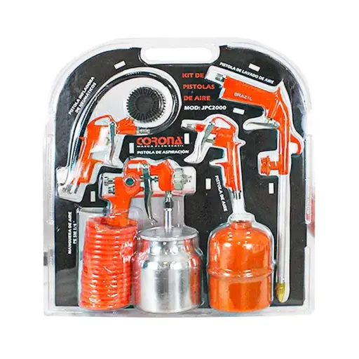 [JPC2000                                 ] KIT DE PISTOLAS DE AIRE CORONA 10PZAS/CJ JPC2000