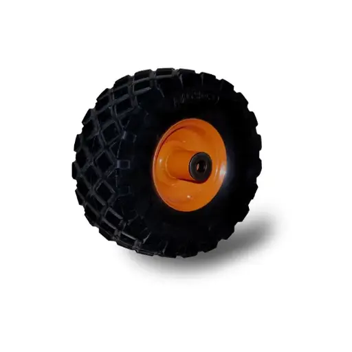 [PUC200                                  ] LLANTA CON ARO DE BURRITO SOLIDO 4.10/3.50-4 MARCA: CORONA, MOD: PUC200  (10PC/1 SACO)
