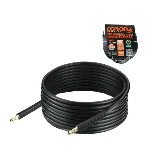 [RC5M] MANGUERA DE HIDROLAVADORA DE 5 METROS NORMAL COMPATIBLE: HC2100, HC1900 MOD: RC5M (14PCS/1CJ)